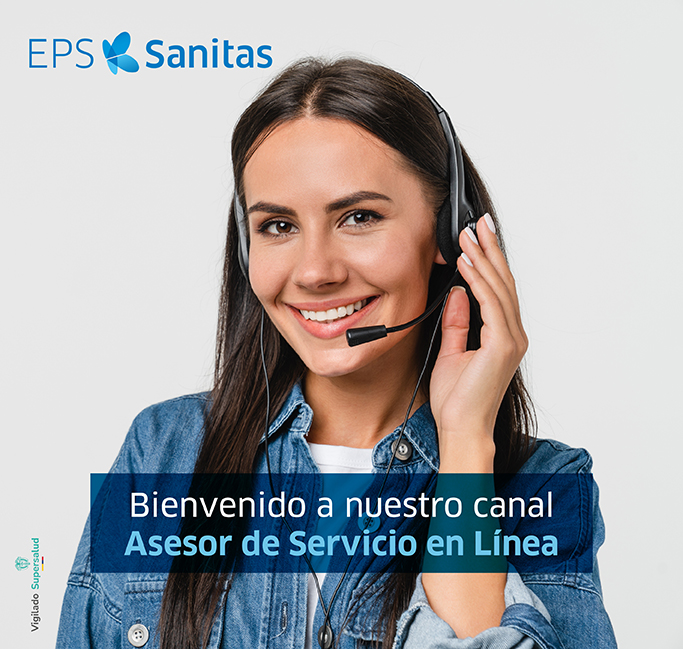 Mujer de Call Center dando la bienvenida